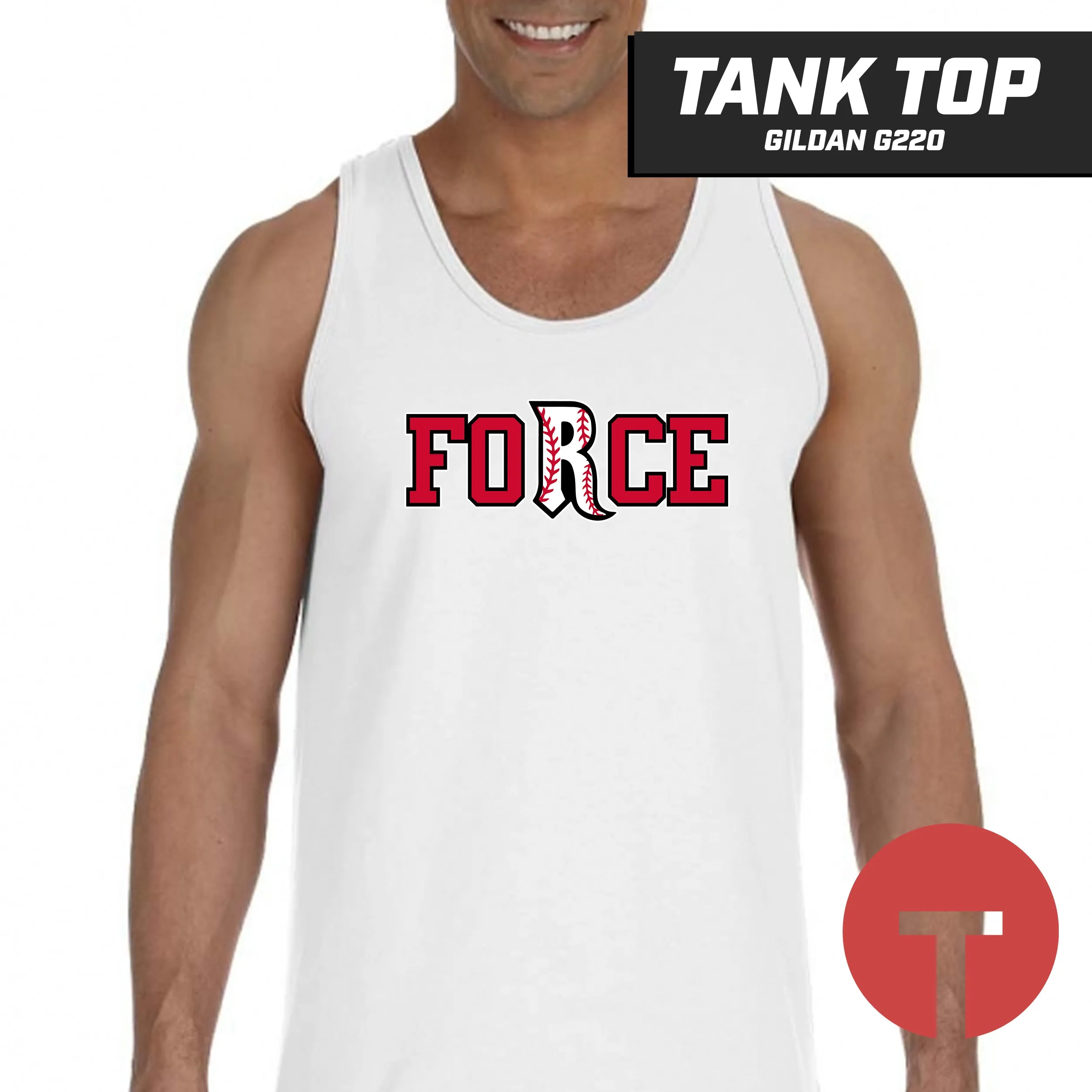 Relentless Force - LOGO 3 - Tank Top Gildan G220