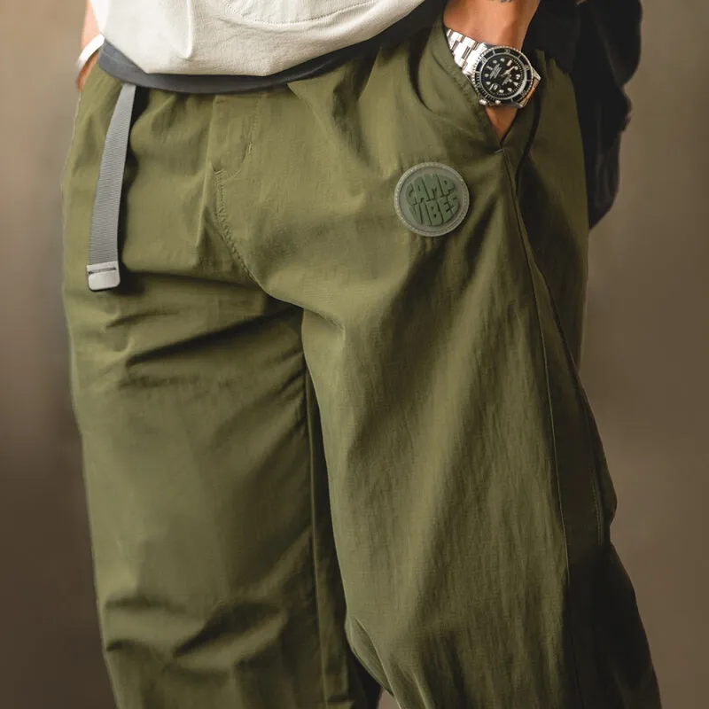 Retro Urban Techwear Camp Vibes Cargo Pants