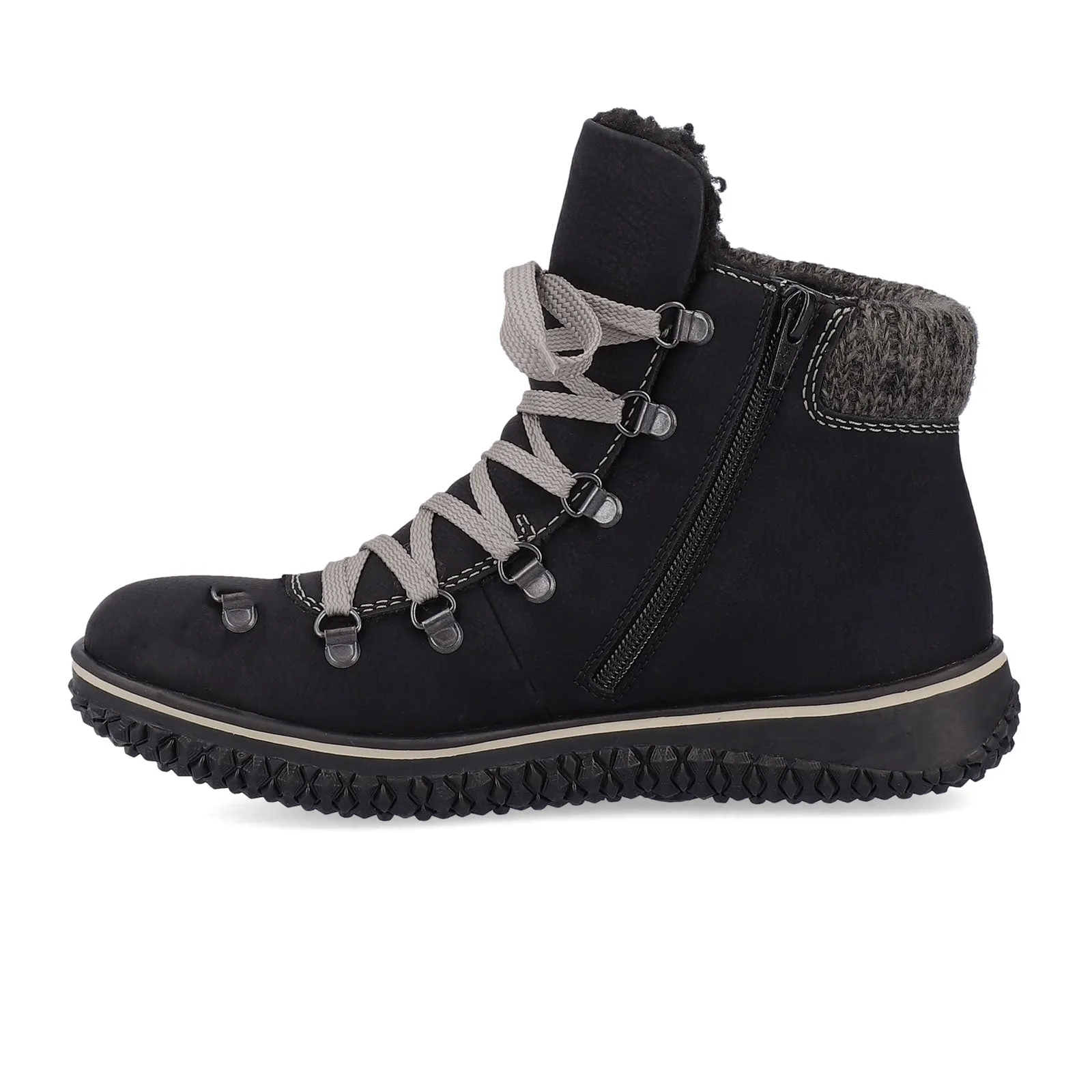 Rieker Cordula Z4238-00 Mid Boot (Women) - Schwarz/Anthrazit/Anthracite