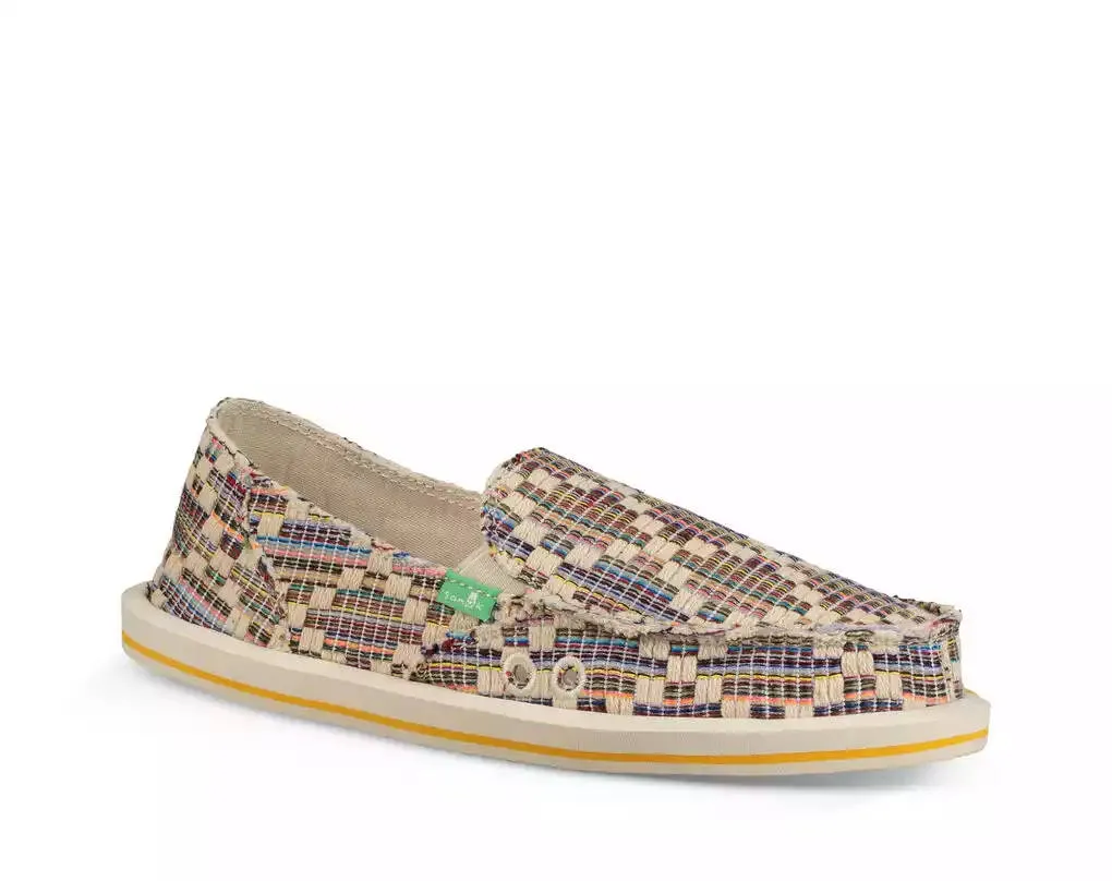 Sanuk Womens Donna Weave Natural