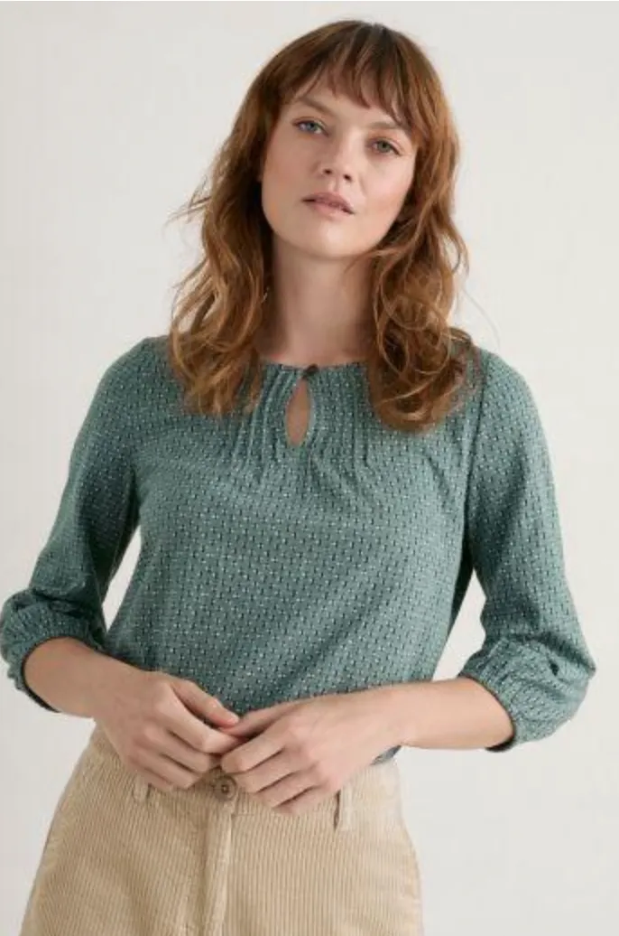 Seasalt Merrysole Top -  Darn Stitch Headland