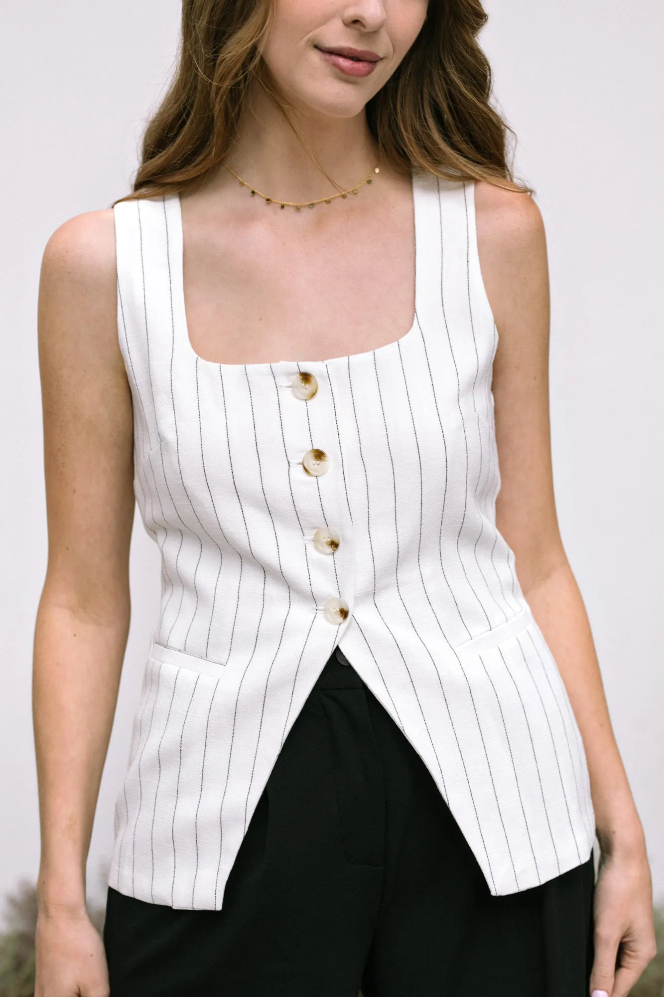 Shelly Striped Vest Top