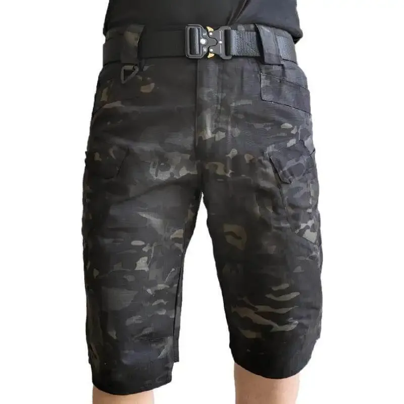 Shorts Men Urban Military Waterproof Cargo Tactical Shorts Male Outdoor Camo Breathable Quick Dry Pants Summer Casual Shorts