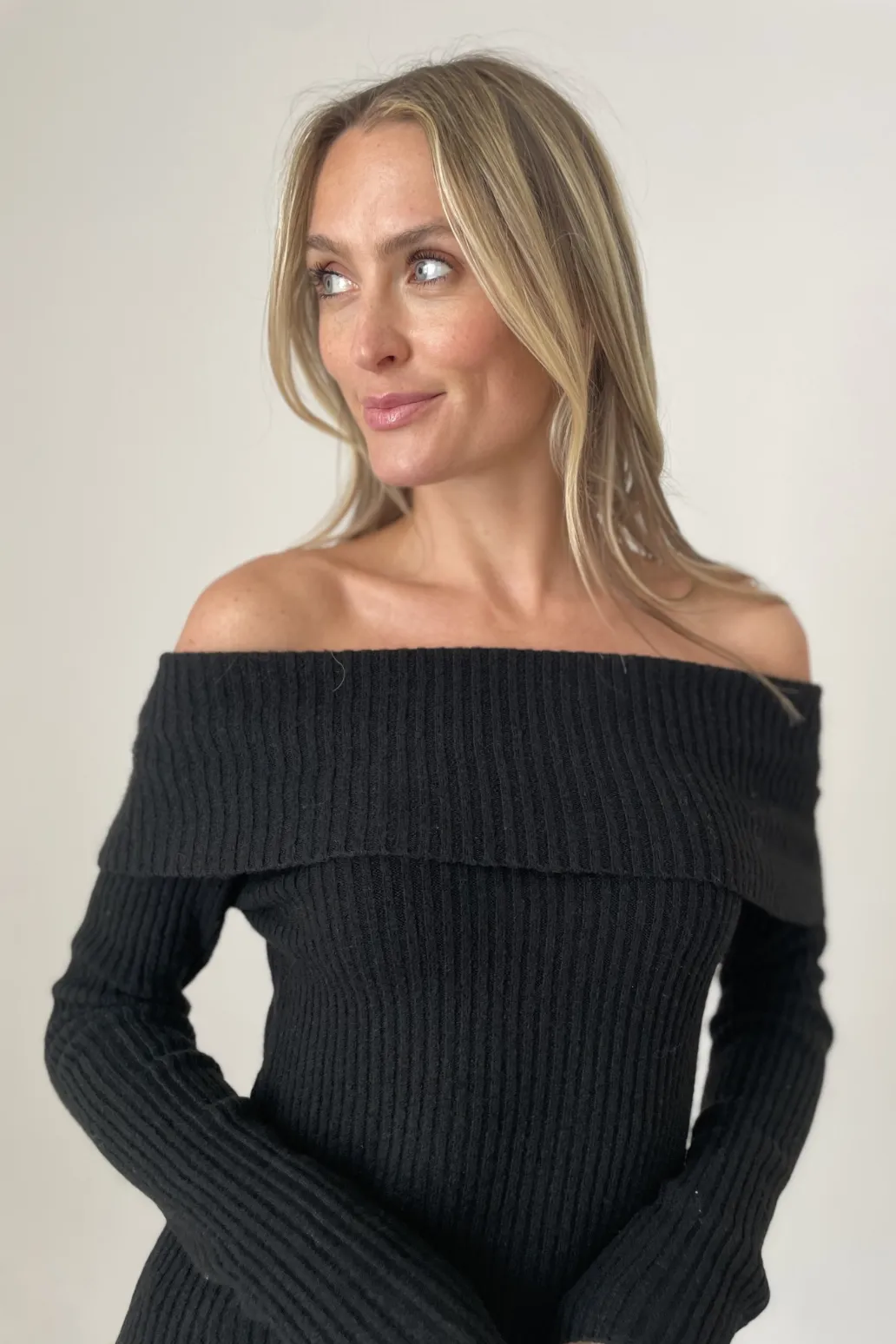 SIX FIFTY | Regina Off The Shoulder Sweater Top