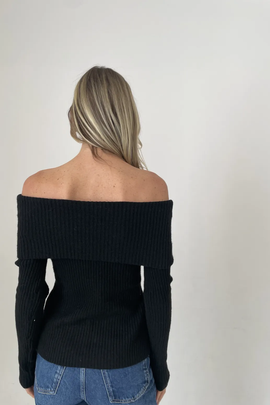 SIX FIFTY | Regina Off The Shoulder Sweater Top