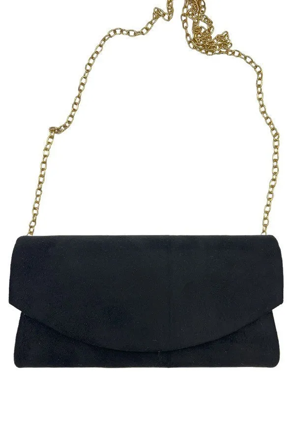 Special Occasion Faux Suede Clutch