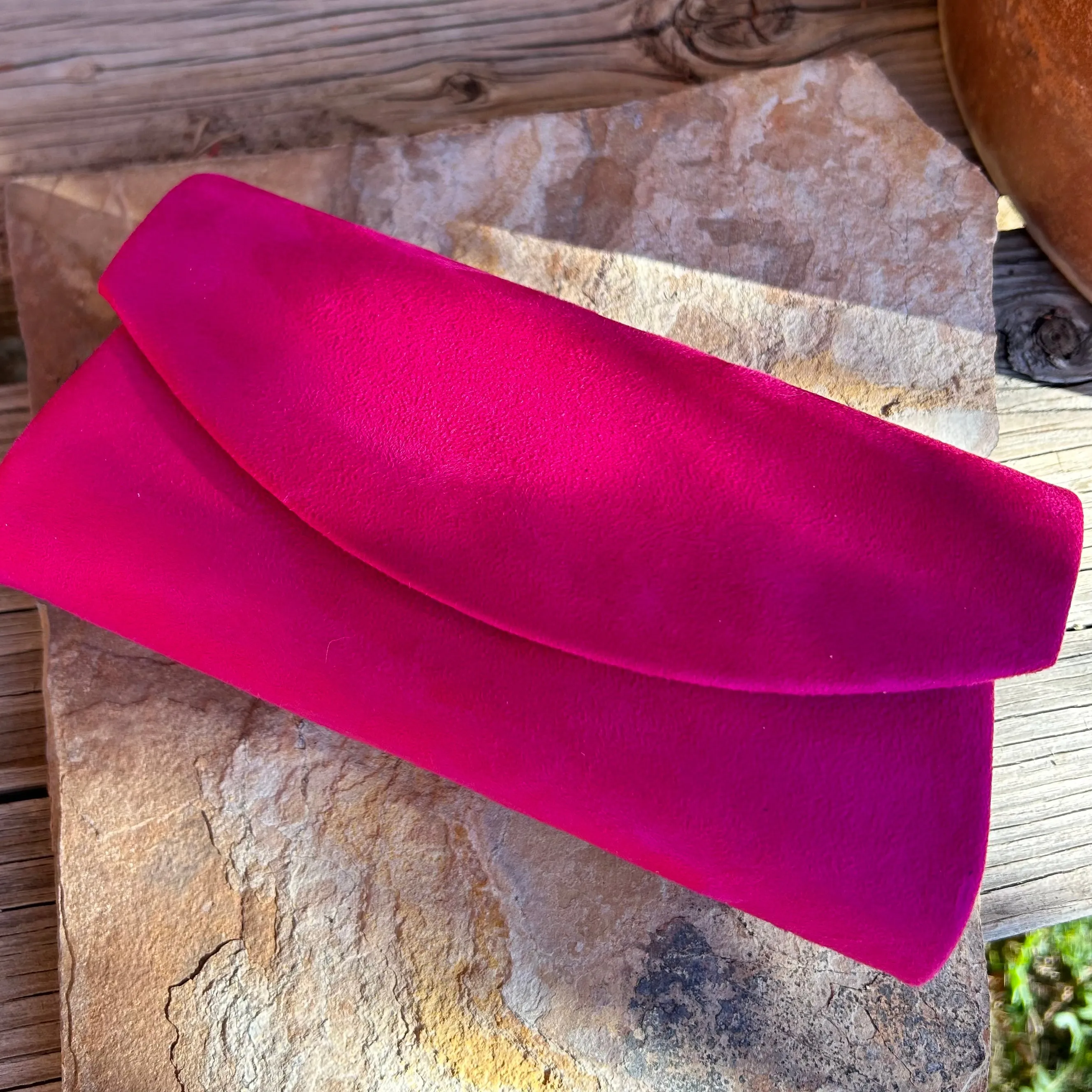 Special Occasion Faux Suede Clutch