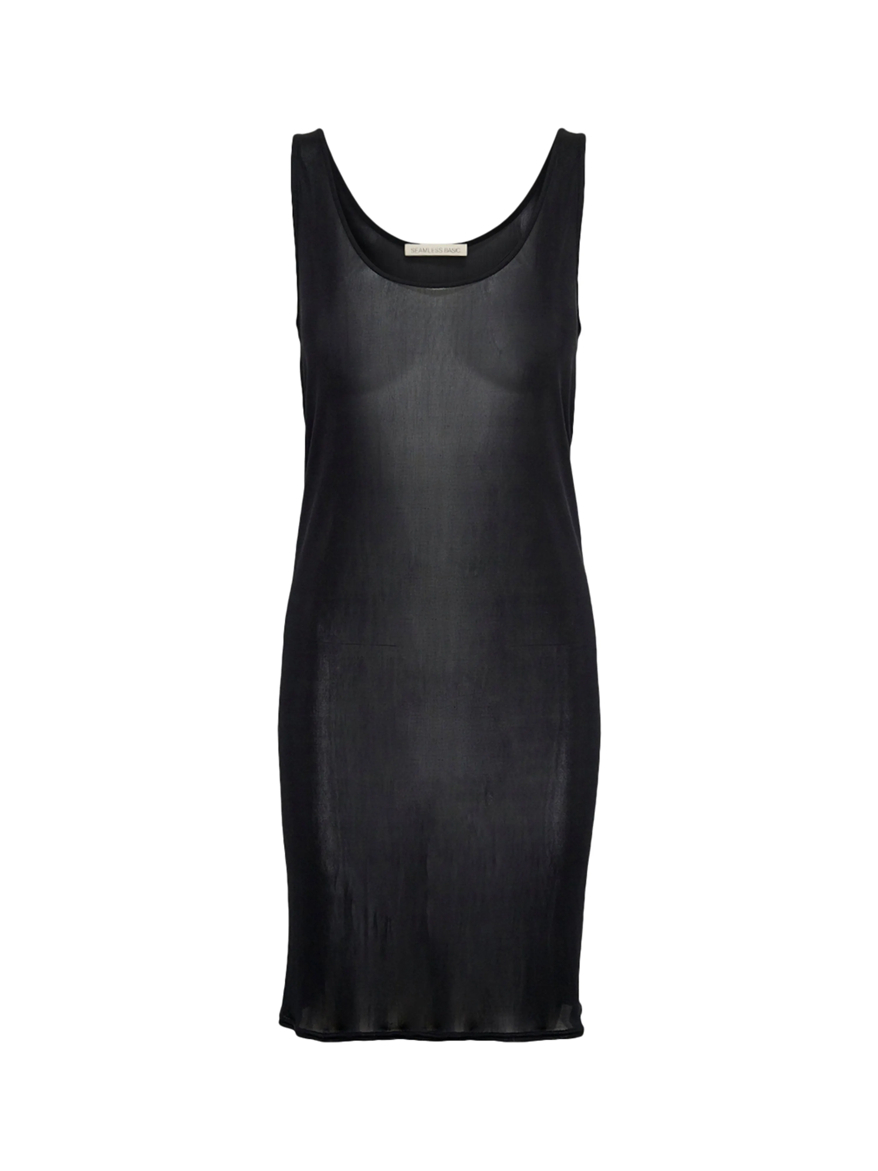 Sporty Slip Dress | Silk - Black