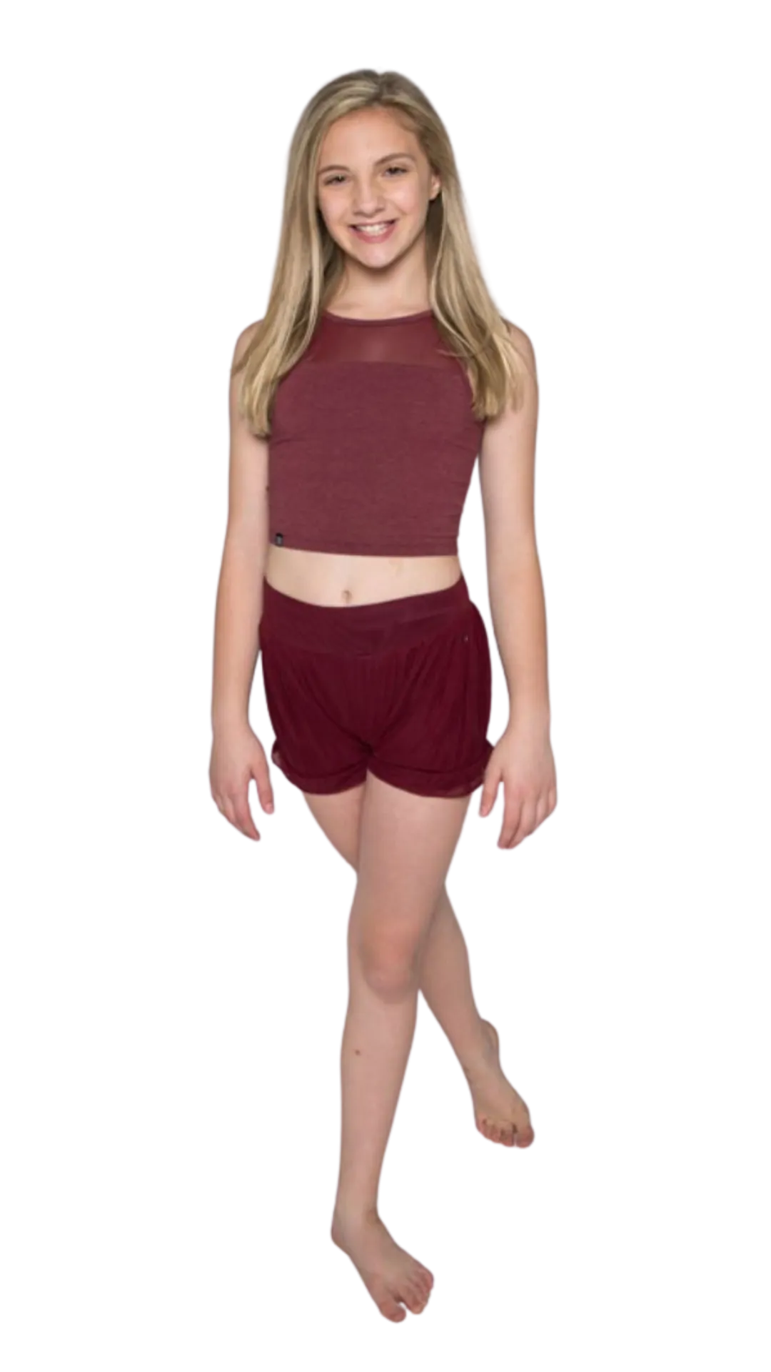 Stretchy Mesh Top- Child Size