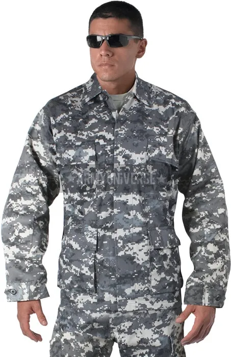 Subdued Urban Digital Camouflage Military BDU Cargo Fatigue Uniform