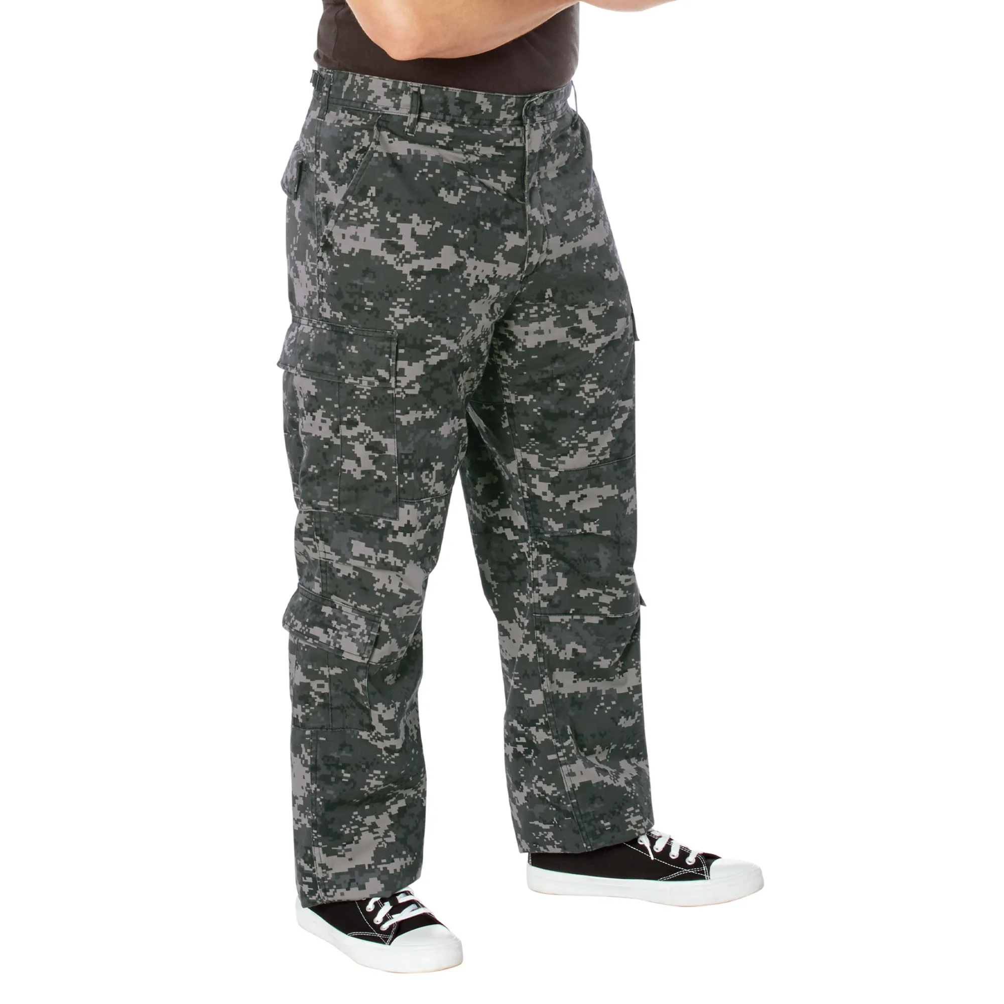 Subdued Urban Digital Camouflage - Military Vintage Paratrooper Fatigues