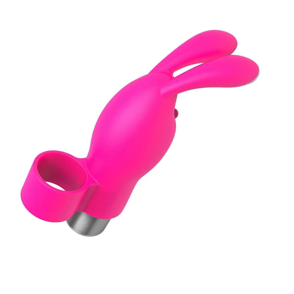 The 9's Flirt Bunny Finger Vibrator - Pink