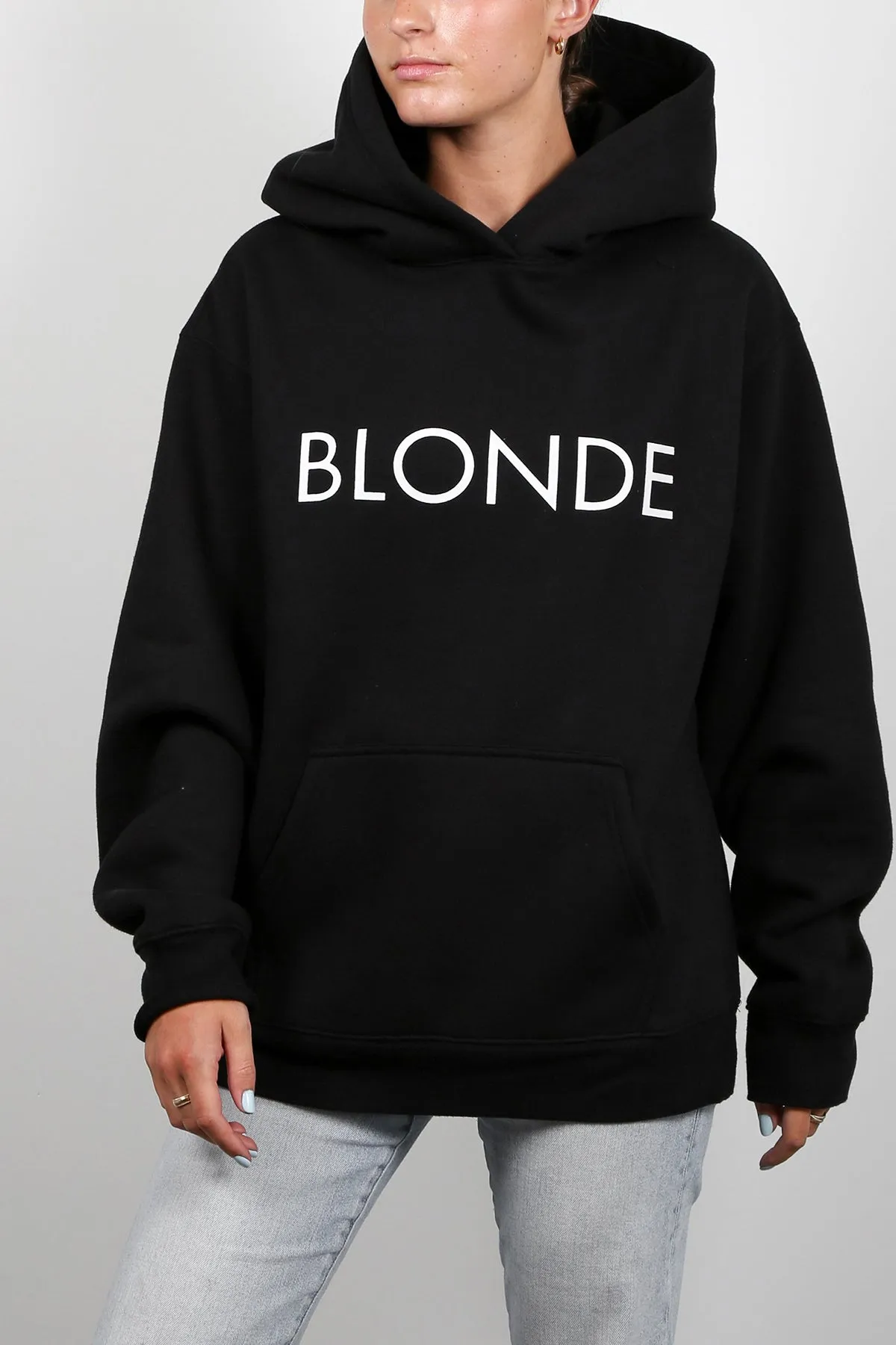 The "BLONDE" Classic Hoodie | Black