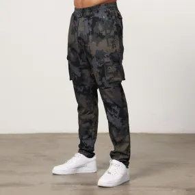 Vanquish Utility Brown Camo Tapered Cargo Pants