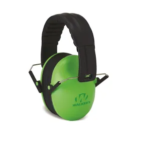 Walkers Kid Passive Folding Muff-23dB NRR-Lime Green