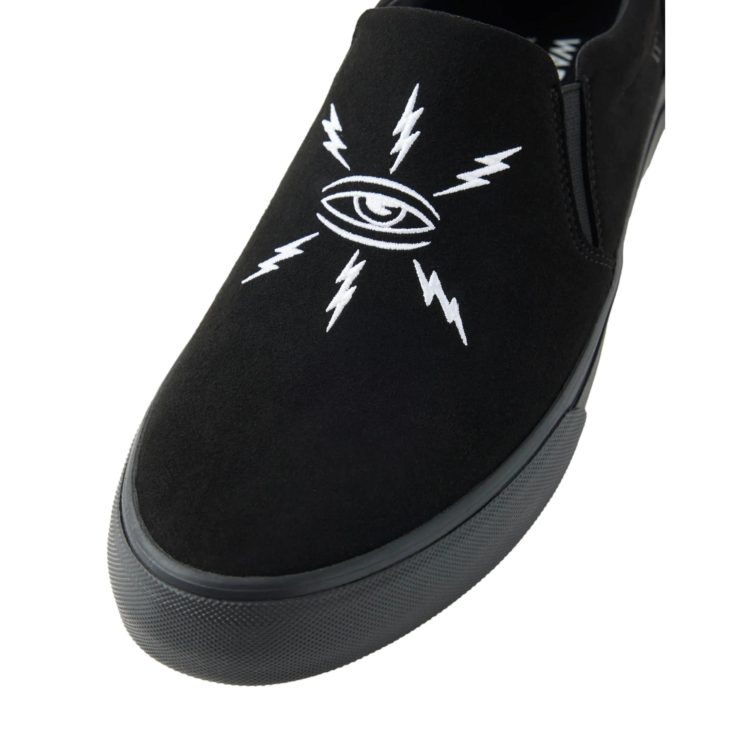 Warsaw Stranger Templeton Blk/Blk Synthetic Slip On