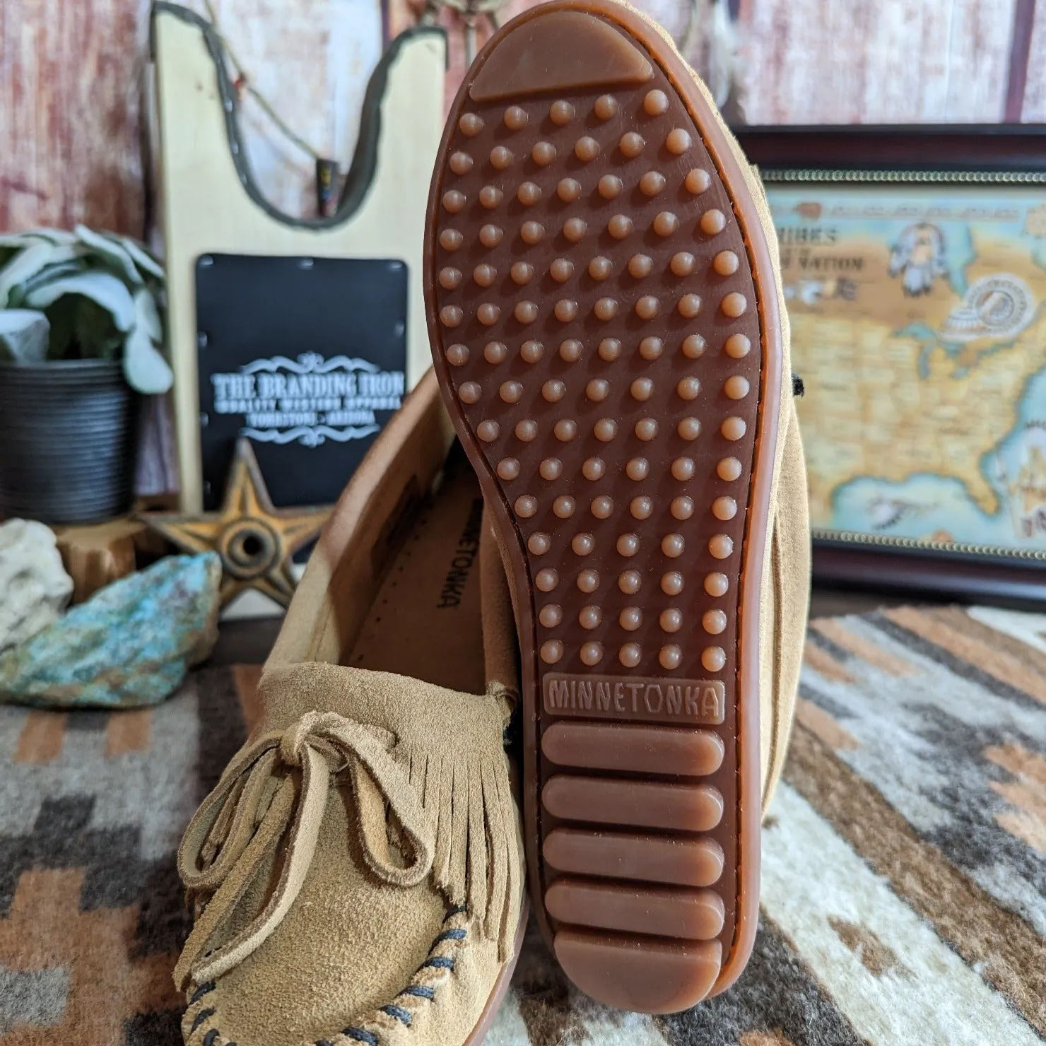 Women's "Kilty" Hardsole Moccasins by Minnetonka