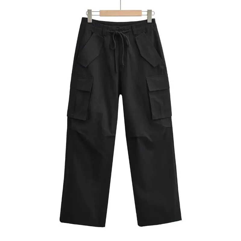 Y2K High Waist Baggy Cargo Pants for Women