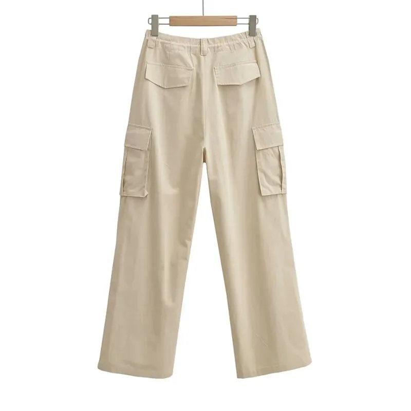 Y2K High Waist Baggy Cargo Pants for Women