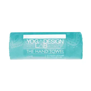 Yoga Design Lab Hand Yoga Towel Mandala Turquoise